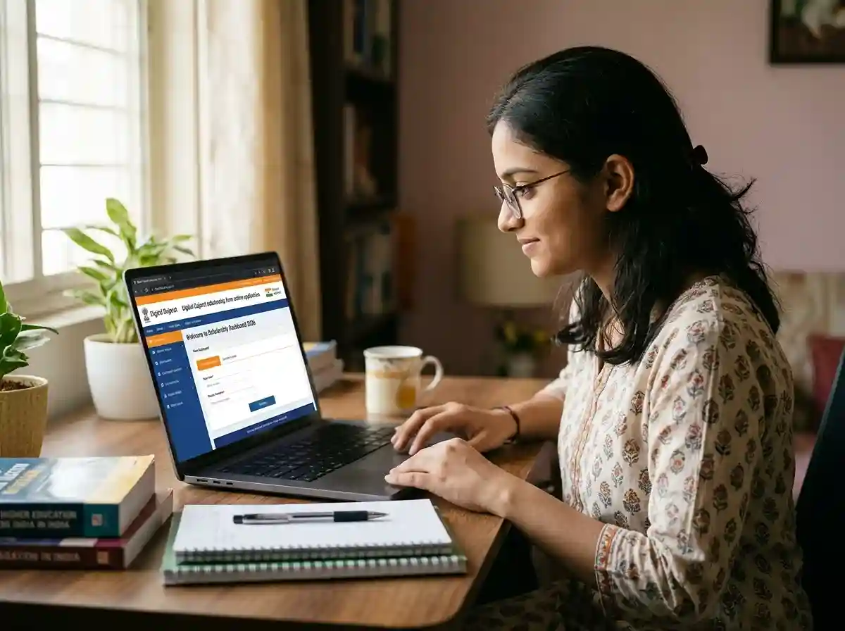 Digital Gujarat scholarship form online application on digitalgujarat.gov.in portal dashboard 2026
