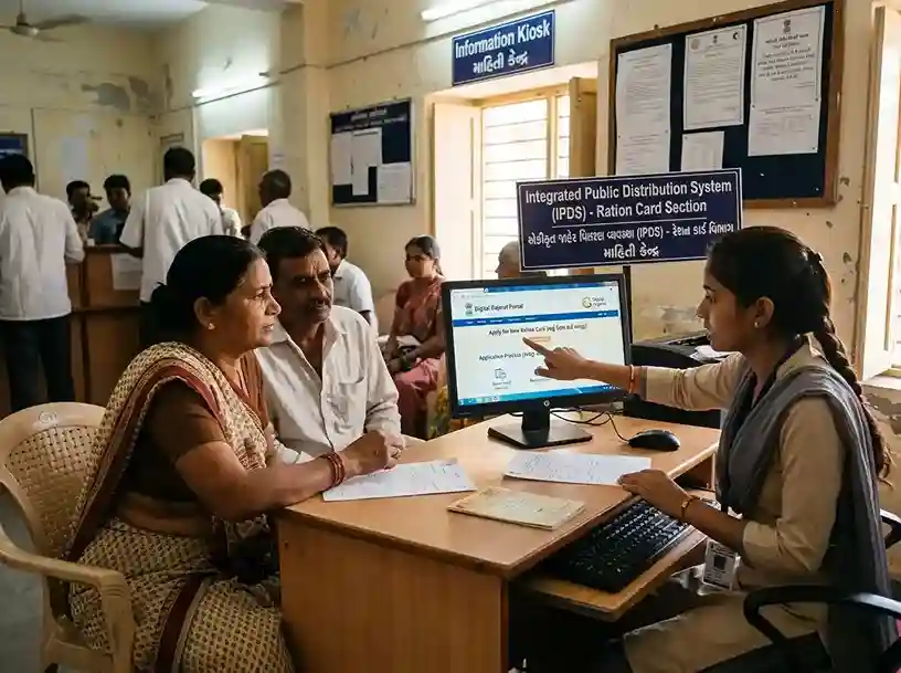 New Ration Card Gujarat – application process at IPDS and Digital Gujarat portal
