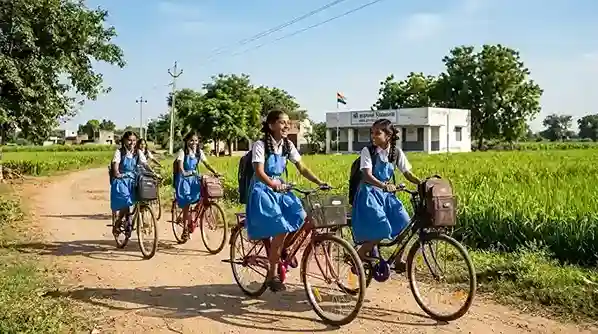 Saraswati Sadhana Yojana Gujarat  |  free cycle scheme for girl students and Namo Saraswati scholarship