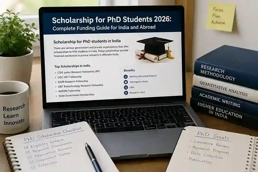 Scholarship for PhD students in India