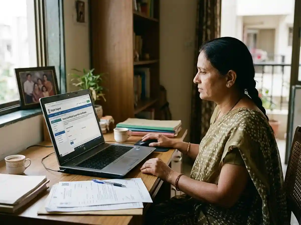 Varsai Certificate online application form on Digital Gujarat portal — legal heir certificate Gujarat